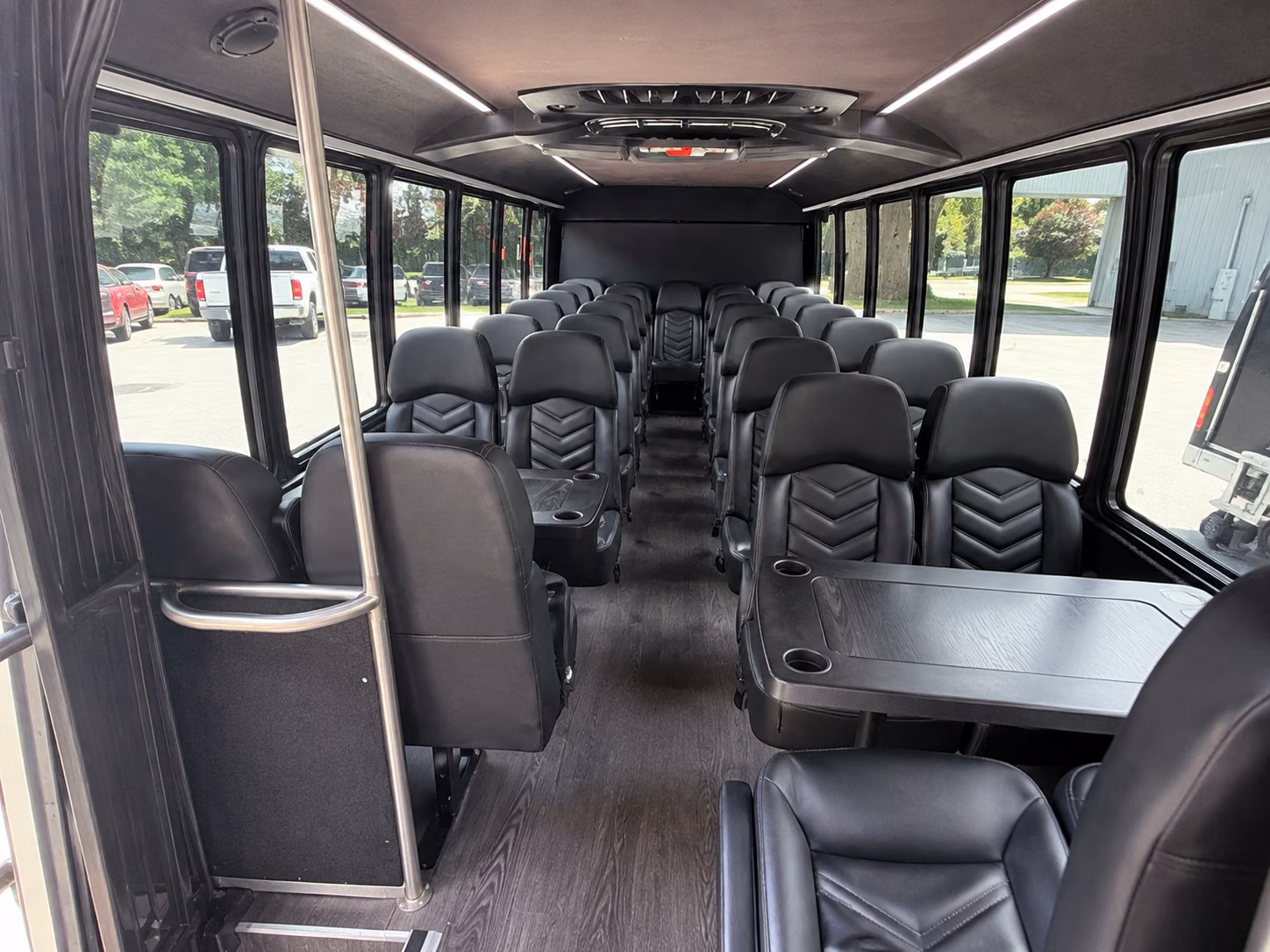 avondale 20 passenger minibus inside