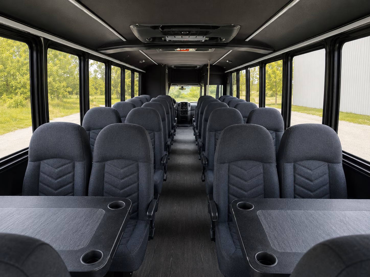 avondale 20 passenger minibus interior