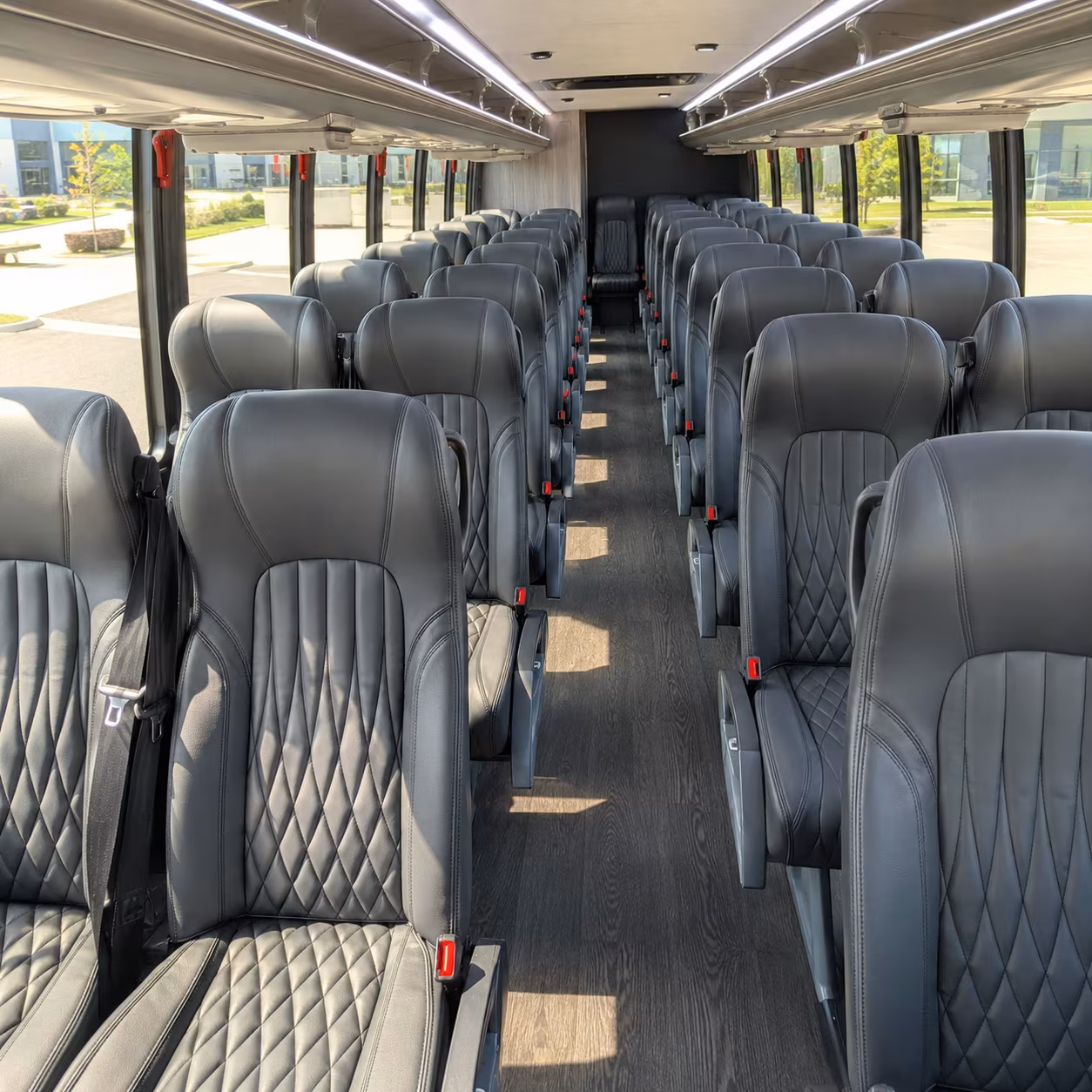 avondale 30 passenger minibus interior