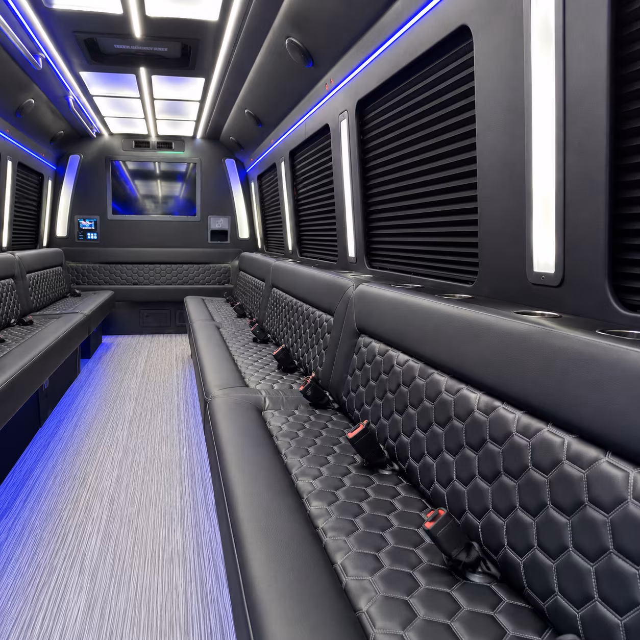 avondale party bus interior