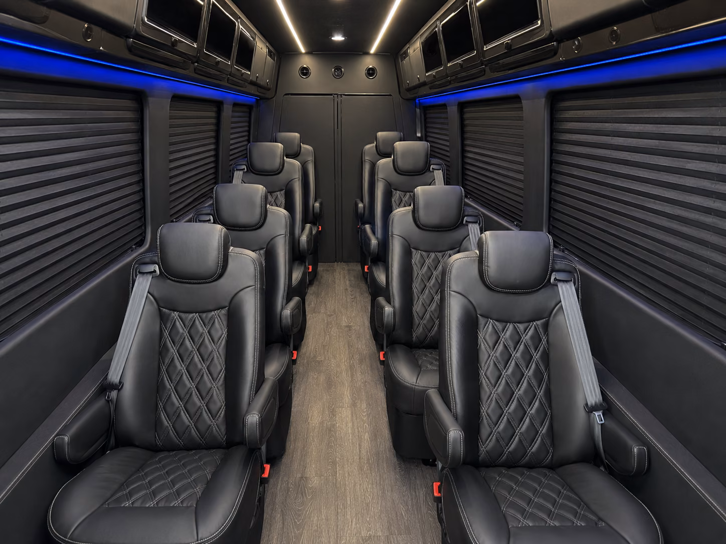 avondale sprinter van with driver inside