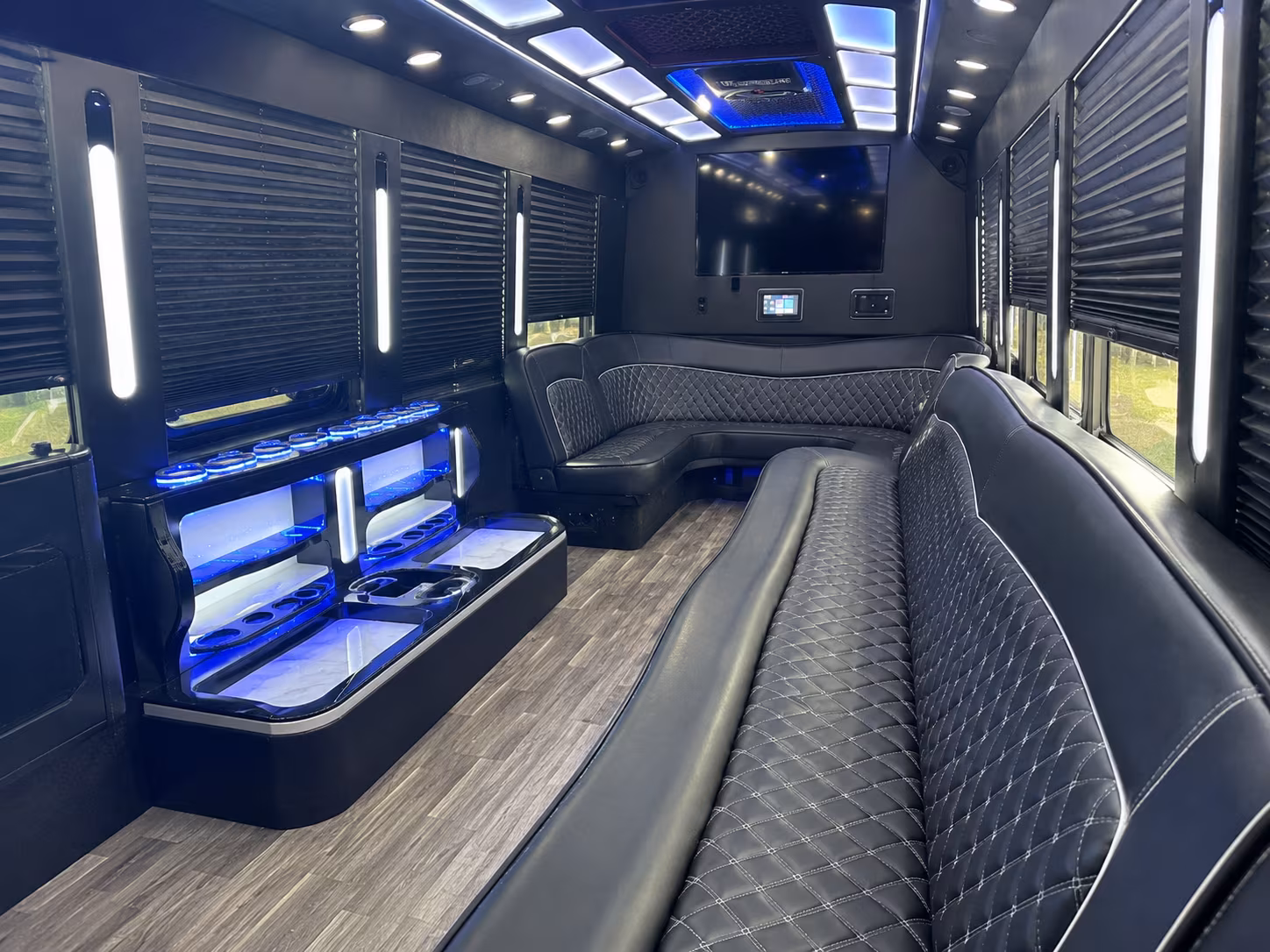 bachelorette and birthday party buses covering avondale to old town scottsdale